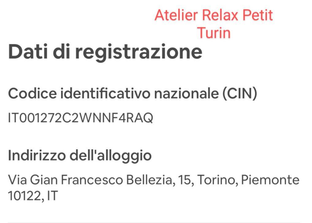 Apartamento Atelier Relax Petit - Centralissimo Turín